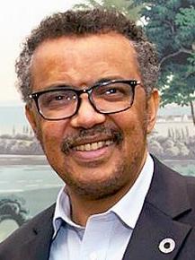 WHO Director-General Dr. Tedros Adhanom Ghebreyesus, took office in July 2017. (Photo courtesy Wikipedia)