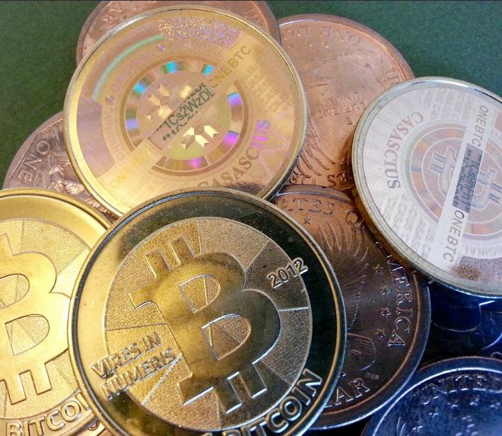 Bitcoins and other cryptocurrencies, January 1, 2013 (Photo by Zack Copley) Creative Commons license via Flickr
