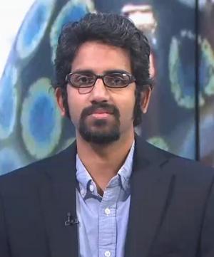 Yale-NUS College Assistant Professor of Life Science Dr. Vinodkumar Saranathan led the rainbow weevil study. September 2018 (Screengrab from video Yale-NUS)