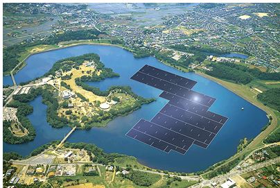  Artist’s impression of Kyocera’s Yamakura dam power plant in Japan. (Photo courtesy Kyocera Corp.) Posted for media use