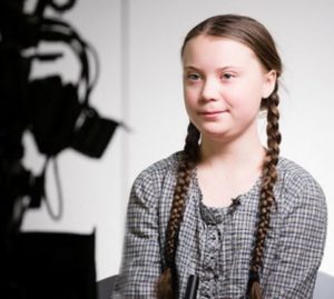Swedish student climate activist Greta Thunberg told the World Economic Forum, "I want you to act as if our house is on fire. Because it is." January 22, 2019, Davos, Switzerland (Photo courtesy World Economic Forum) Posted for media use.
