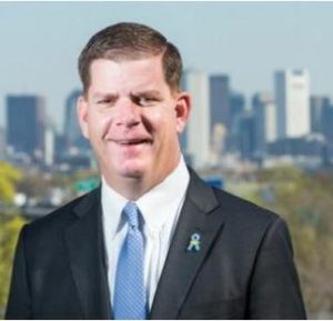 Mayor Marty Walsh of Boston, the ACEEE's top-ranked energy efficient city, has invited the people of Boston to help him draw a blueprint for the city’s future in Imagine Boston 2030, the first citywide plan in half a century. September 2015 (Photo courtesy Stonehill College) Posted for media use.