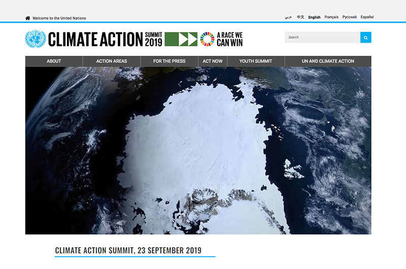 Climate action summit 2019