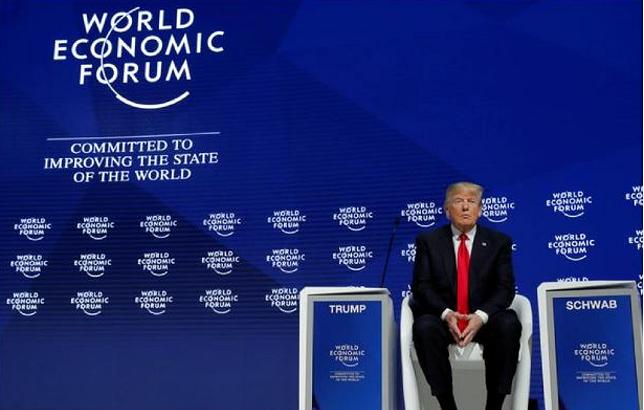 Trump Davos Alone