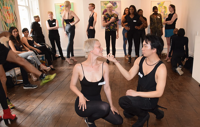 High-stress auditions for the Positive Runway Global Catwalk to Stop the Spread of HIV/AIDS, London, UK, June 21, 2019 (Photo by photographer695) Creative Commons license via Flickr